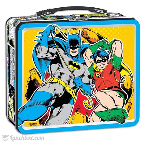 batman lunch box metal|vintage Batman lunch box.